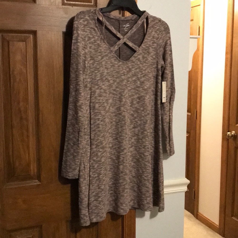 Size Small, light gray and light pink dress